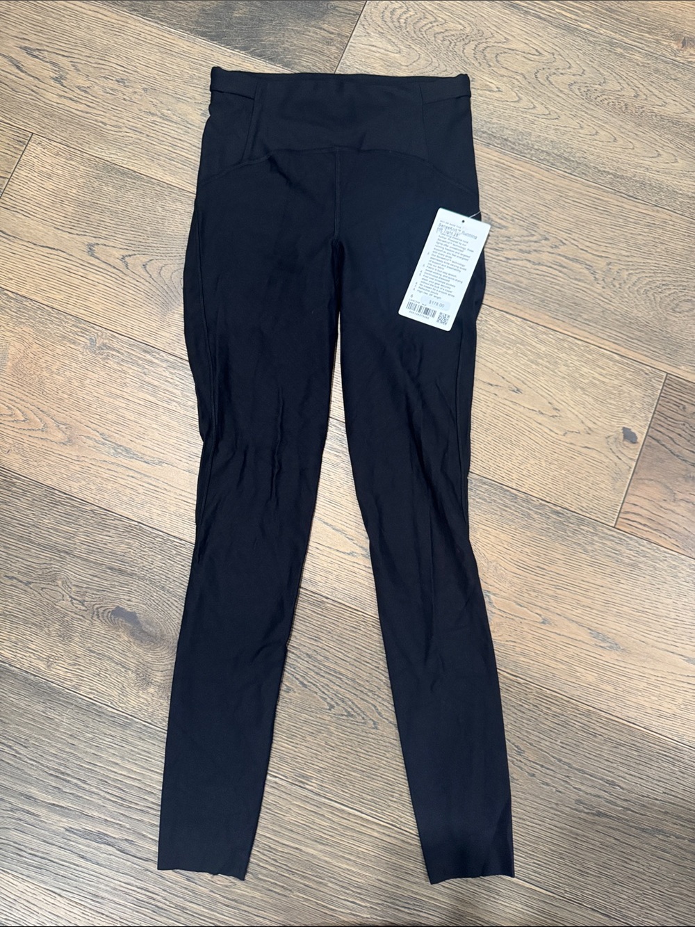 lululemon athletica Women’s SenseKnit Running 28” Black High-Rise Leggings 6